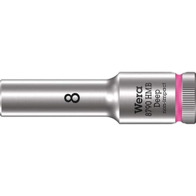 Wera 8790 HMB Deep 05004530001 Buiten-zeskantprofiel Dopsleutelinzetstuk 8 mm 3/8 8 mm 1 stuks 3/8