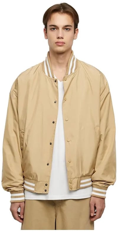 Urban Classics - Light College jacket - 4XL - Beige
