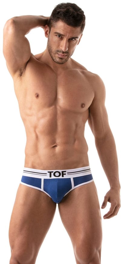 TOF Paris French Brief Royal Blue - MAAT XXL - Heren Ondergoed - Slip voor Man - Mannen Brief