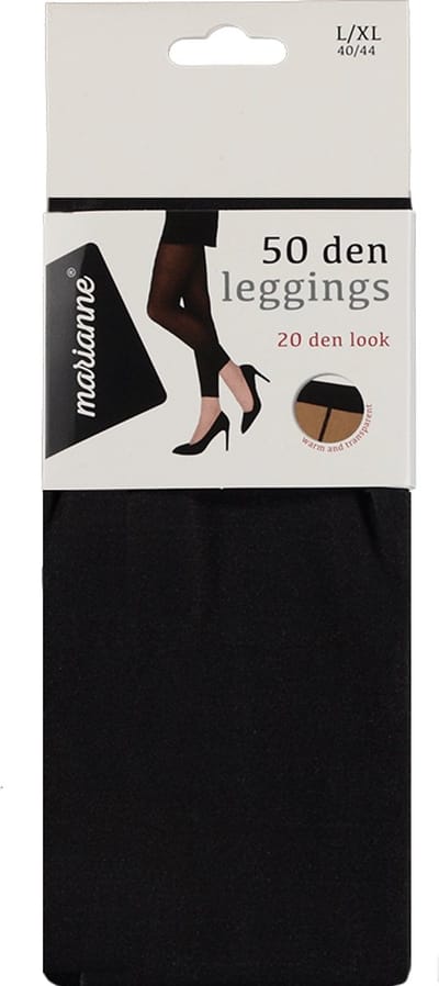50 denier legging in 20 denier look – XXL