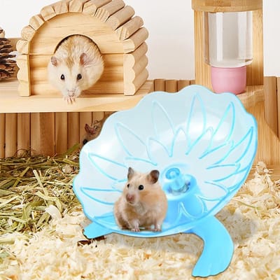 Muizenwiel - stille hamster fitnesswielen, joggingspinner, gerbil, fitnessspeelgoed, muizenkooi, accessoires voor cavia's, suikerzweefvliegtuigen en gerbils