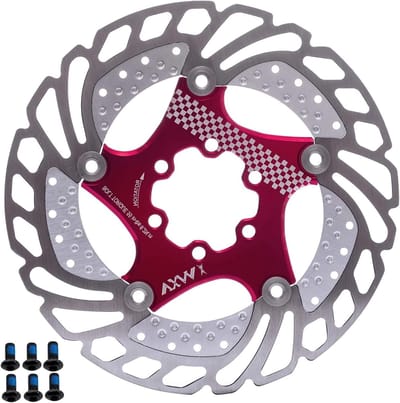 Disc Brake Rotor 140mm 160mm 180mm 203mm - RVS Remschijf met Warmteafvoer en 6 Bouten voor Fietsen, MTB en BMX