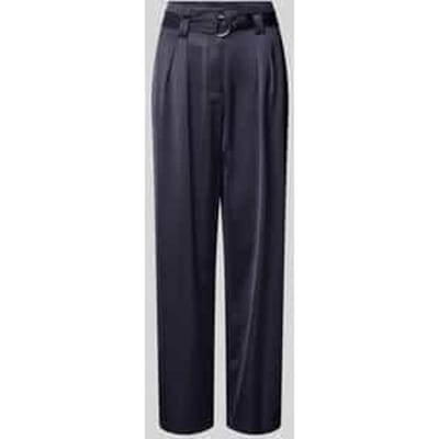 s.Oliver - female - Relaxed fit broek met extra wijde pijpen en riem