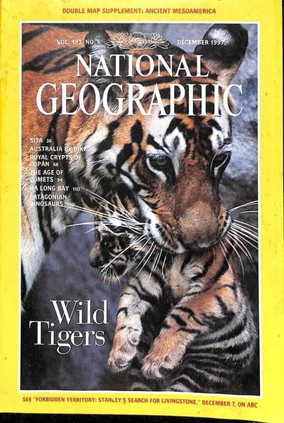 NATIONAL GEOGRAPHIC DECEMBER 1997 EDITIE ENGELS TIJDSCHRIFT INCL. MAP