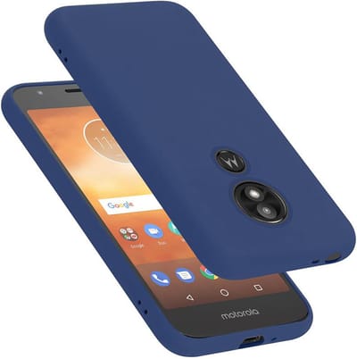Cadorabo Hoesje geschikt voor Motorola MOTO E5 PLAY GO in LIQUID BLAUW - Beschermhoes gemaakt van flexibel TPU silicone Case Cover