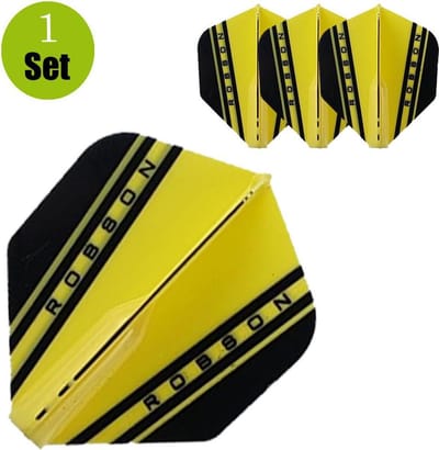 Bull's Robson Plus Flight Std. V - Yellow - Dart Flights