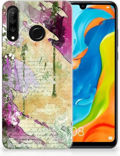Hoesje maken Huawei P30 Lite Letter Painting