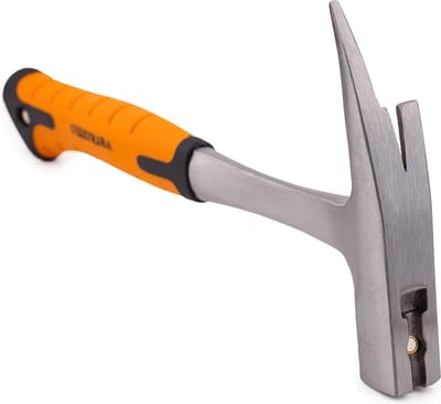 roosterhamer 600 g kopgewicht - volledig gesmeed staal - timmermanshamer met magnetische spijkerhouder - timmermanshamer met antivibratiehandvat