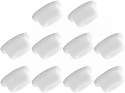 Badstop 10 stuks - Afsluitdoppen Wasbak - Waterdicht Maken - Hoge Afdichting - 22-24 mm - Zwart