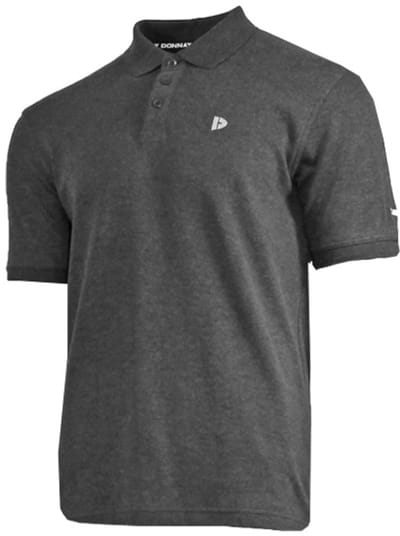 Donnay - Polo (Noah) - Sportpolo - Heren - Charcoal (037) - maat M