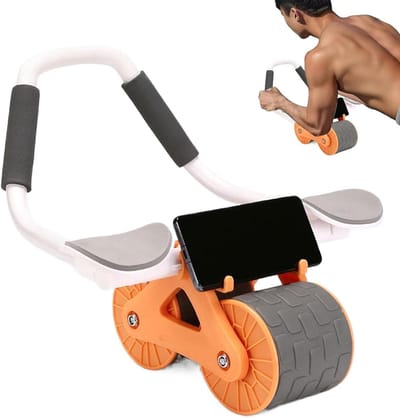 Buikspierroller - Core Trainer - Krachtige Core Workout - Verwijderbare Kern - 415 x 385 x 18 cm - Oranje