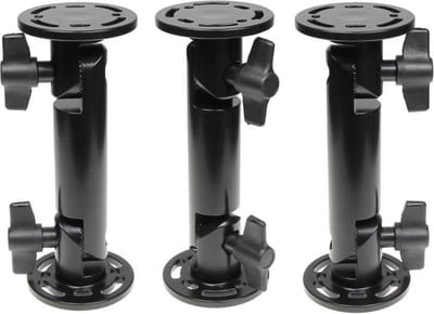 Pedestal mount 6", round mounting base