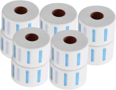 Nekpapier Rollen - Kappersaccessoires - Haarknippen Beschermen - Huidvriendelijk - 10 Rollen - Wit
