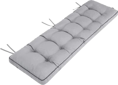 Bank Kussen - Zitkussen Tuin - Buiten Ontspannen - Waterafstotend - 120 x 50 cm - Naturel