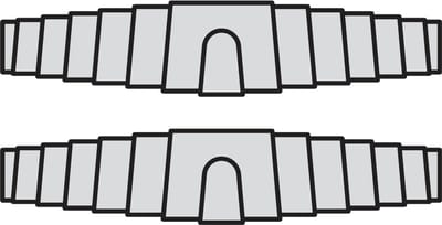 FELCO 5/91 Reserveveren vernikkeld (set van 2) voor snoeischaren