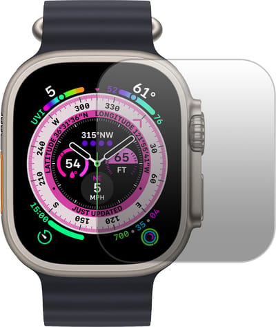 Screenprotector Geschikt voor Apple Watch Ultra 2 Screenprotector Tempered Glass Gehard Glas