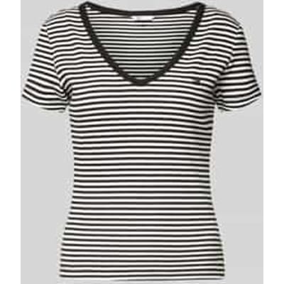 Slim Fit T-shirt van katoenmix