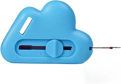 Magnetische naadgeleider - Naaimachine accessoire - Recht naaien - 2-in-1 functie - 9 x 6 cm - Blauw