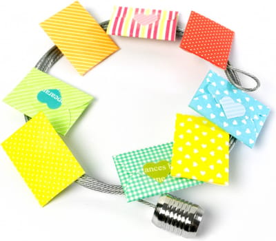 Photo wire Love Letters - 8 magnets