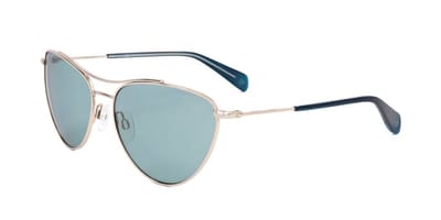 Rag & Bone RNB1065/G/S Gold teal 58/16/140 WOMAN Zonnebrillen