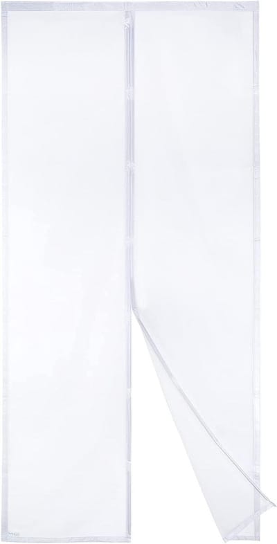 Magnetisch Vliegengaas Deur Insectenbescherming - Balkondeur - 100 x 210 cm - Duurzamer - Kattenveilig - Sterkere Magneten - 38 cm Breed - Klittenband - Niet inkortbaar