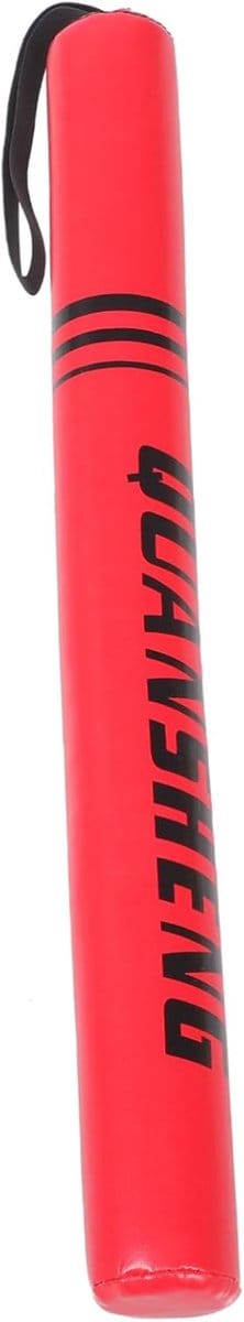 Boks Trainingsstok - Reactie Kick Stootkussen - Vechtsport Training - Versterkt Punch Vaardigheden - 50x5cm - Rood