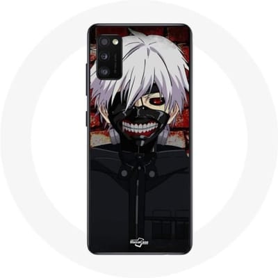 Maniacase hoesje voor Samsung Galaxy A41 Tokyo Ghoul Kaneki Ken Masker Japanse Anime zwart