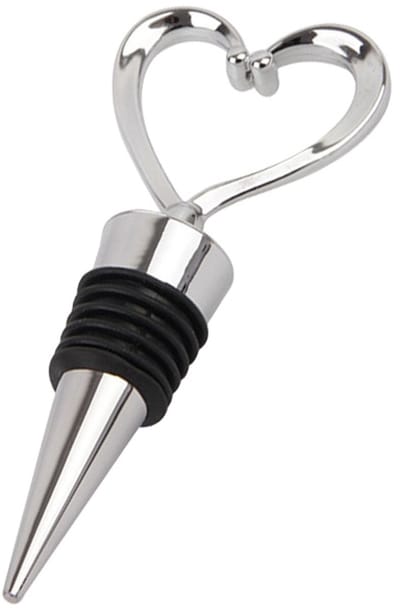Wijnstop - Hartjesvorm - Wijndop - Wine stopper - Wijnfles afsluiter - Cadeau idee - Valentijnsdag - Jonyx