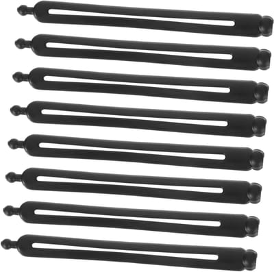Haarknotmaker Set - Haarstyling Tools - Elegant Kapsel Maken - 8-delige Set - 14 cm Lengte - Zwart