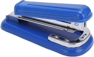 Bureaunietmachine - Nietapparaat Handnietmachine - Documenten Nieten - 360 Graden Draaibaar - 20 Vel Capaciteit - Blauw