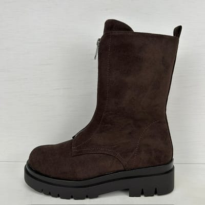 Geweldige boots met rits bruin Bruin / 36
