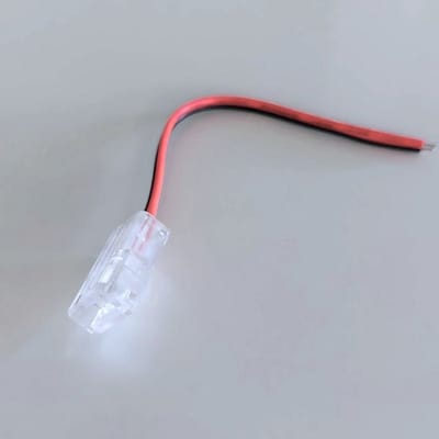 Enkele Connector voor LED COB Strip 8mm IP44 - Kunststof - SILUMEN