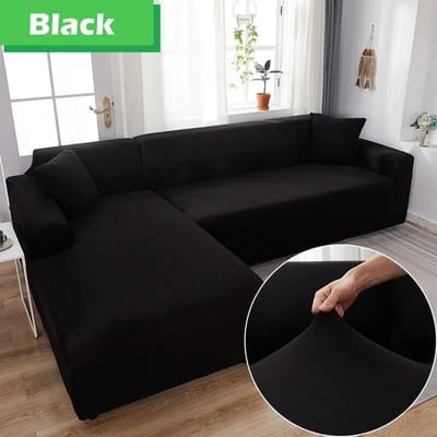 Elastische bankhoes voor woonkamer 1/2/3/4 zits bankhoes L-vormige hoekbankhoes Stretch hoes voor slaapbank fauteuil 1 Seater 90-140cm
