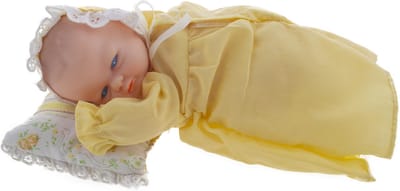 Pop slapende Anita 20 cm - slaapliedje +  beweging - opdraaifunctie