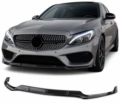 Frontlip spoilerlip geschikt voor Mercedes C-Klasse W205 2014–2018