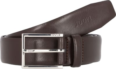 JOOP! Leren Riem Standard Coll. Belt 3,5 CM W90 D`Brown Donkerbruin