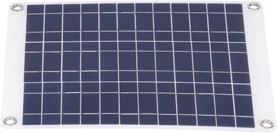 Zonnepaneel Oplader - Draagbaar Paneel - Auto Accu Laden - 15W Vermogen - 35x27x4 cm - Zwart