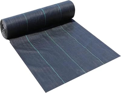 Onkruidbarrière Stof - Landschap Stof - Bodem Bedekking - Doorlaatbaar Materiaal - 1x15 Meter - Zwart