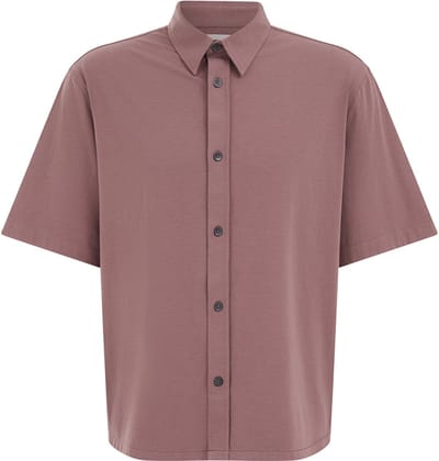 WE Fashion Heren regular fit jersey overhemd