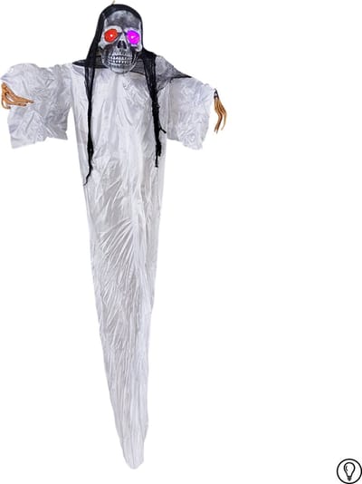 Fjesta© Halloween hangdecoratie geest met LED - 315cm