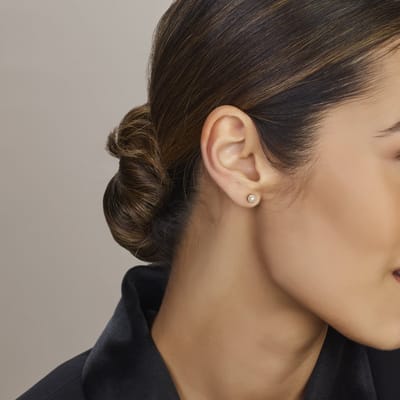 Oorknoppen Parel En Zirkonia 5 Mm
