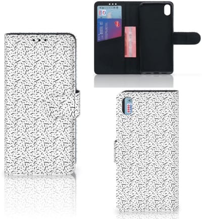 Boekhoesje voor Xiaomi Redmi 7A Telefoon Hoesje Stripes Dots