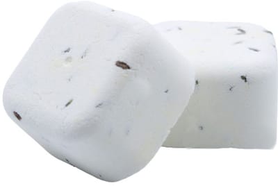 Aromatherapie Bruisbal Douchestomer - Lavendel, Mandarijn & Lavendelzaadjes - Diepe Slaap - 80 Gram