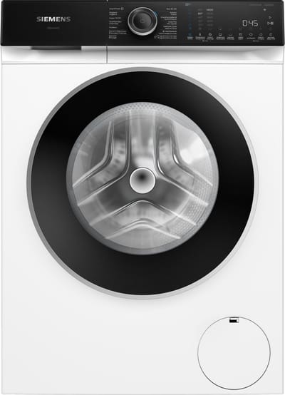 Siemens WG44H203FG - iQ500 - Wasmachine - 9 kg - 1400 rpm - 20% zuiniger dan energielabel A - Home Connect - smartFinish: vermindert kreukels tot 50% - speedPack L: verkort wasprogramma's met varioSpeed - NL/FR Display