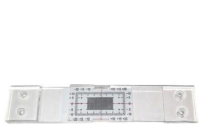 Beton Scheurmonitor - Scheurmeter Meetapparaat - Constructie Inspectie - Dubbelplaat Ontwerp - 10 cm - Transparant