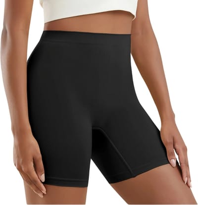 Livano Biker Short Dames - Korte Legging - Lange Onderbroek - Bikershort - Met Pijpjes - Zwart - Maat S