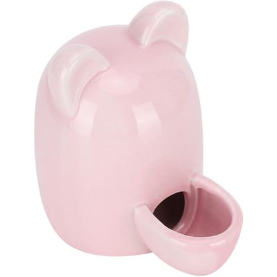 250ml Pet Keramiek Drinkbak Drinkbak Stille Waterdispenser voor Hamster Egel Eekhoorn white
