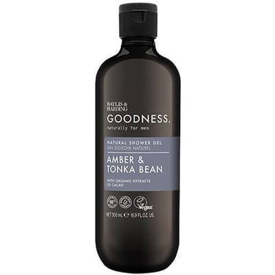 Baylis & Harding Baylis &amp; Harding Goodness Men Amber and Tonka Bean Shower Gel 500 ml