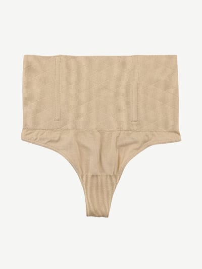 Bodysuit - Shapewear - Corrigerend ondergoed - Maat 44/46 - High-waist - Corrigerende body dames - Zonder pijpen - Met baleinen - Elastisch - Beige - Jonyx
