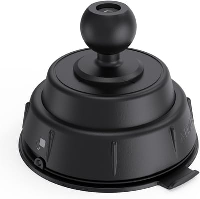 Twist-Lock Suction Cup Base Houder voor 1" Bal - Sterke Bevestiging, Geschikt voor Diverse Toepassingen, Duurzaam en Betrouwbaar